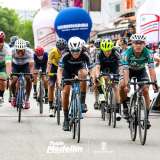 Brayan Sánchez ganó al esprint la primera etapa de la Vuelta a Antioquia