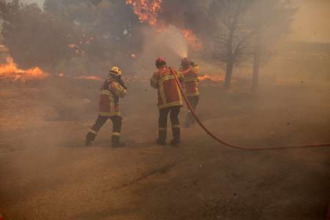 Alrededor de 25.000 personas tuvieron que evacuar por los incendios en Grecia