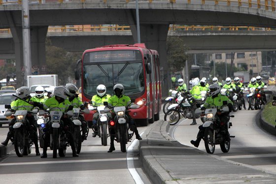 Bogotá, caótica y violenta