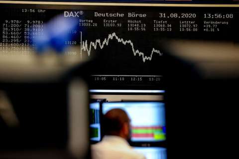 Las bolsas europeas caen más del 3 % ante el miedo a nuevos confinamientos