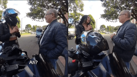 El acoso callejero que sufrió una influencer en Bogotá