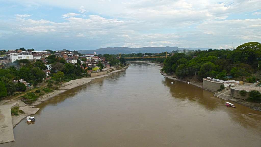 Imagen del Río Magdalena que muestra parte de su contaminación. / Cortesía