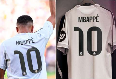 Kylian Mbappé ya es oficialmente el ’10′ del Real Madrid