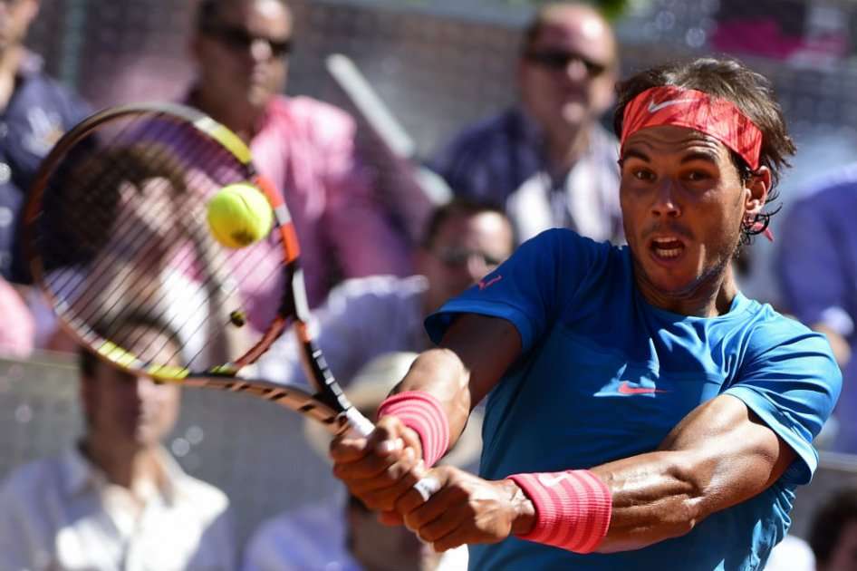 Rafael Nadal avanzó a cuartos de final del Masters 1000 de Madrid. Foto: AFP