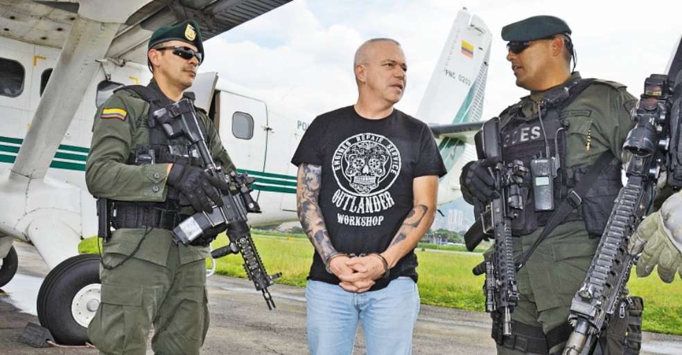 “Popeye” fue enviado a la cárcel La Tramacúa, en Valledupar, el pasado 28 de mayo. Está investigado por extorsión. / Cortesía Policía Nacional