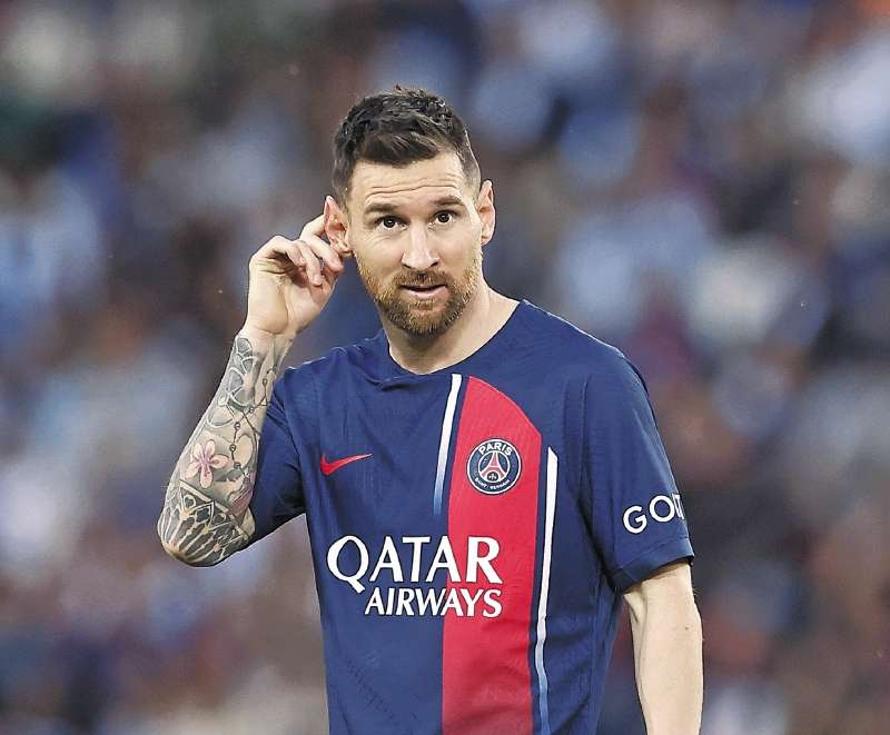  Lionel Messi jugó dos temporadas en el PSG francés   luego de salir del Barcelona.  Su nuevo destino es Miami.  / EFE