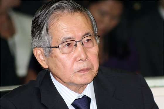 El expresidente peruano Alberto Fujimori / AFP