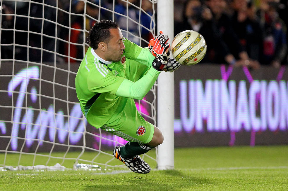 El arquero titular de la selección de Colombia, David Ospina. / EFE