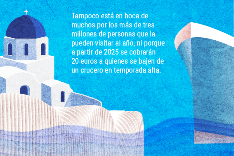 Santorini, el paraíso griego que los temblores están vaciando