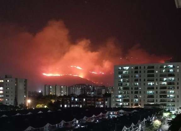 Incendio en Cali