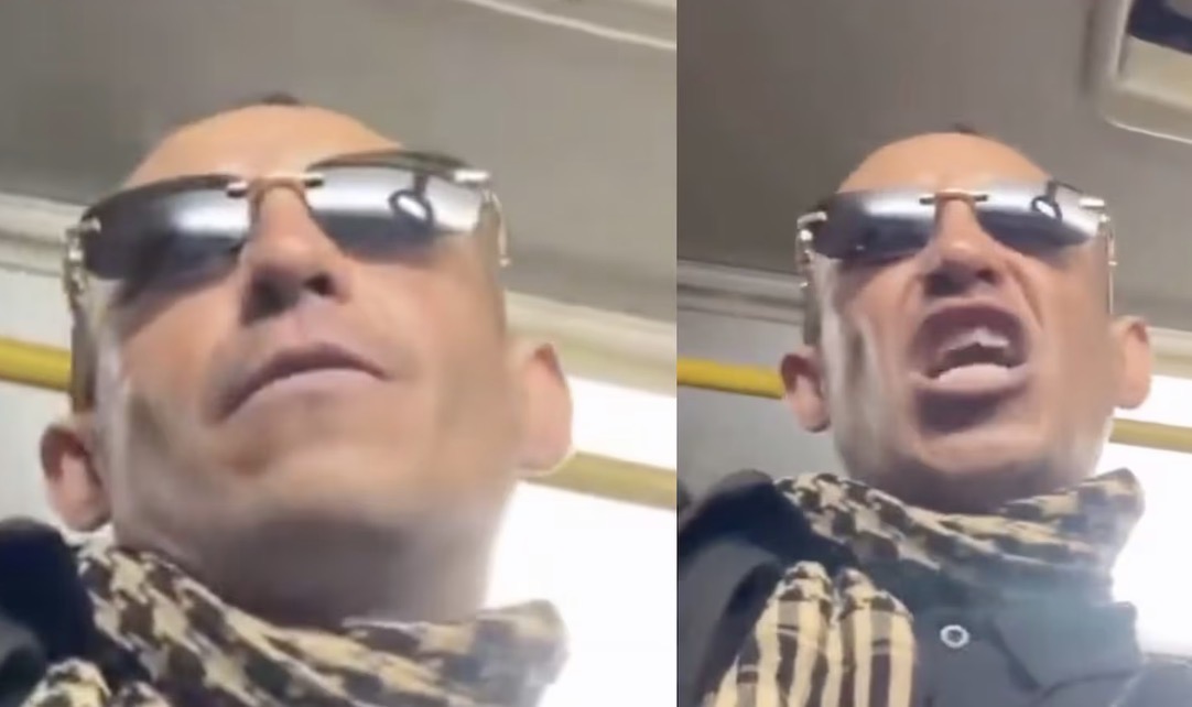 El video registra el momento en que la joven es acosada y amenazada por un hombre durante un recorrido en el SITP.