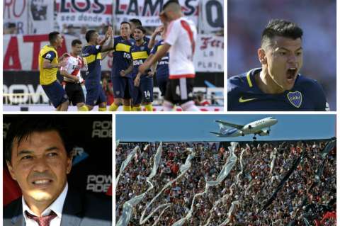 Reviva el histórico triunfo de Boca Juniors ante River Plate en el clásico argentino