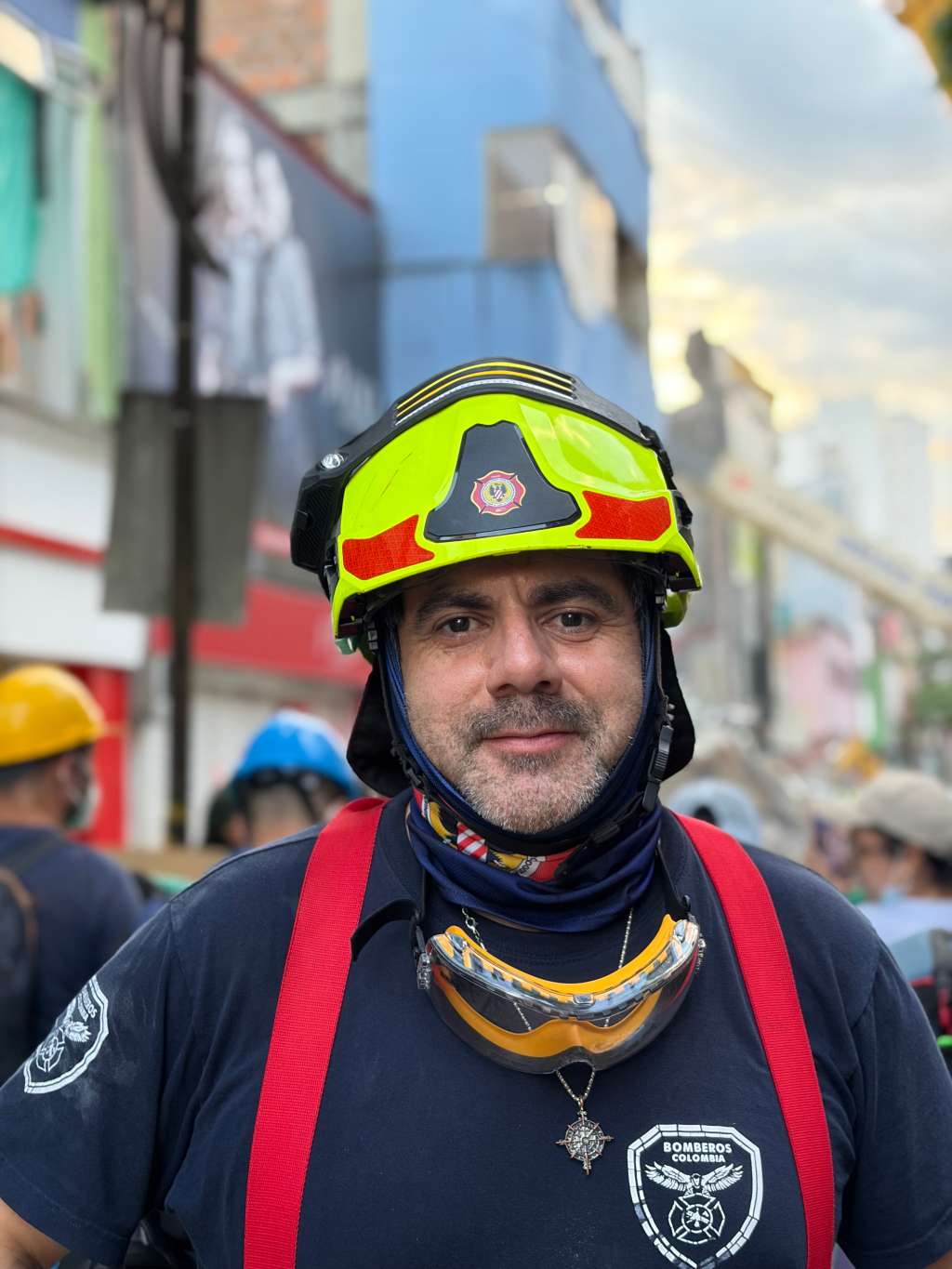 Javier Claros, director de operaciones del cuerpo de Bomberos de Bogotá.