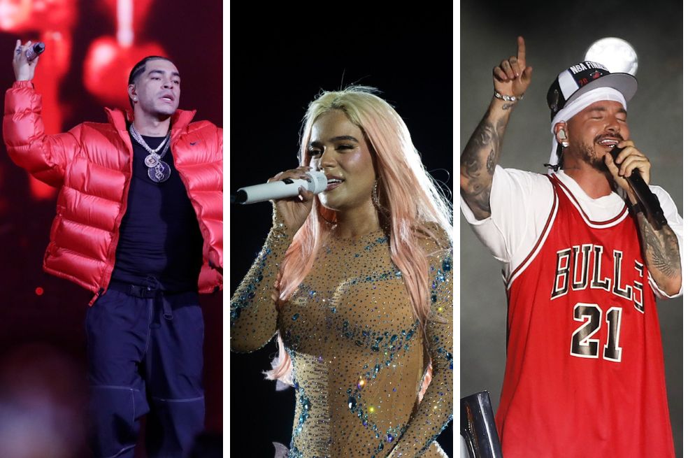 Ryan Castro, Karolg G y J Balvin.
