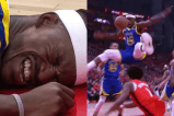 La dura caída de Jimmy Butler en la derrota de los Warriors: ¿es grave su lesión?