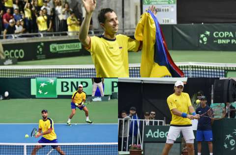 Remontada histórica: Colombia venció por primera vez a Brasil en Copa Davis