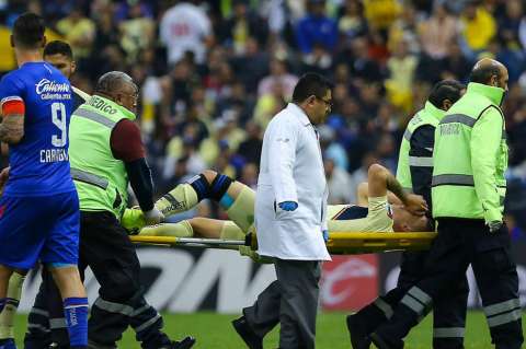 Matheus Uribe salió lesionado de la primera final de la Liga MX