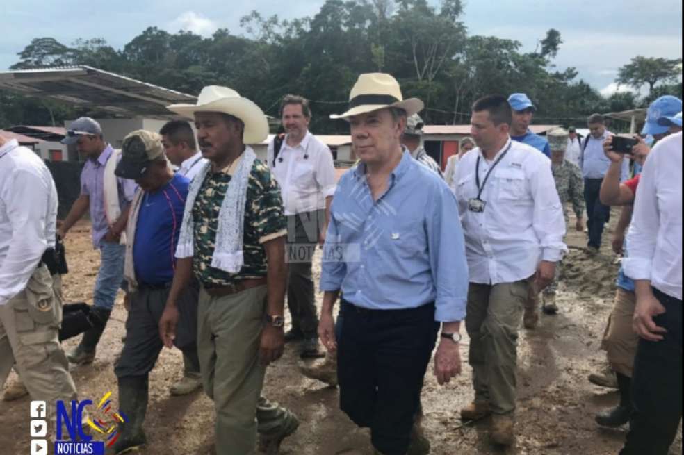 Juan Manuel Santos, presidente de la República.  / Tomado de Nueva Col. Noticias, @@NCprensa