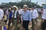 Santos visita zona veredal de La Carmelita, en Putumayo