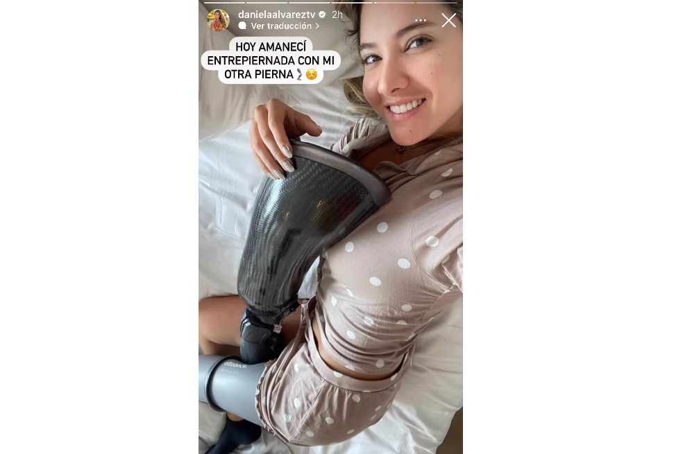 Daniela Álvarez, expresentadora del ‘Desafío The Box’, publicó en las historias de su Instagram un inesperado momento que la tiene muy feliz.