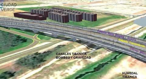 Así será el puente que facilitará el tránsito entre Soacha y la Autopista Sur