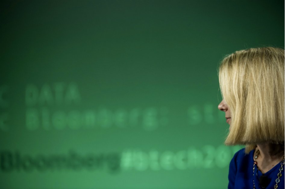 Marissa Mayer, CEO de Yahoo. / Bloomberg