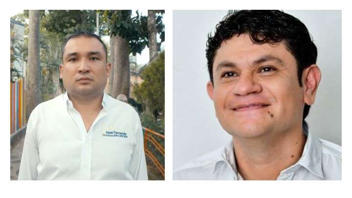 Se trata de los candidatos José Fernando Sánchez y Juan Carlos Ayala, avalados por la coalición Floridablanca en Orden y el partido Liga de Gobernantes Anticorrupción, respectivamente.