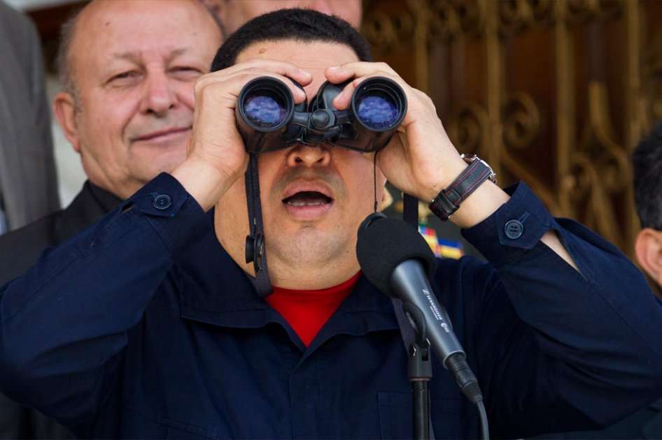 Hugo Chávez, presidente de Venezuela.