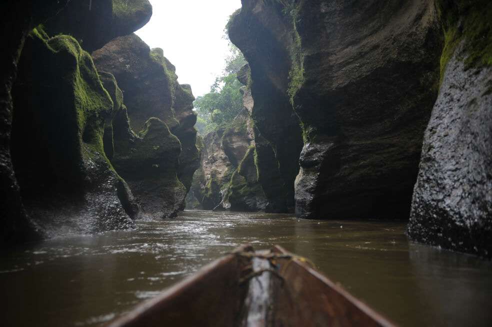 El Cañón del Mandiyaco está ubicado en el kilómetro 25 de la vía que conduce de Mocoa (Putumayo) a Pitalito (Huila). / Gustavo Torrijos - El Espectador