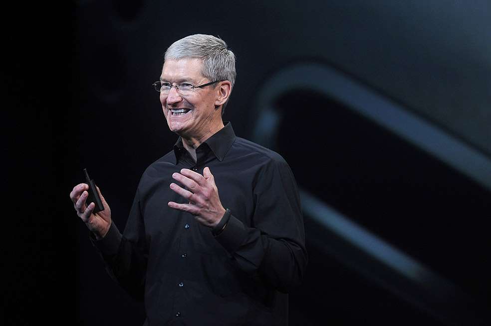 Tim Cook, CEO de Apple. / Bloomberg