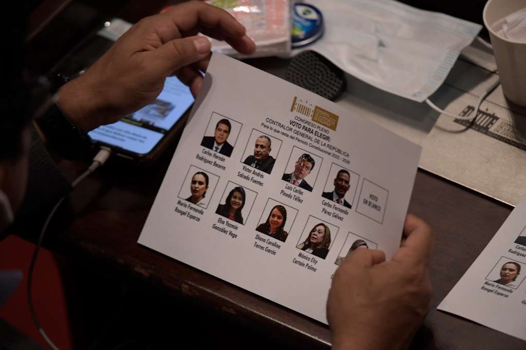 Plenaria del Congreso para la elección de Carlos Hernán Rodríguez como Contralor General