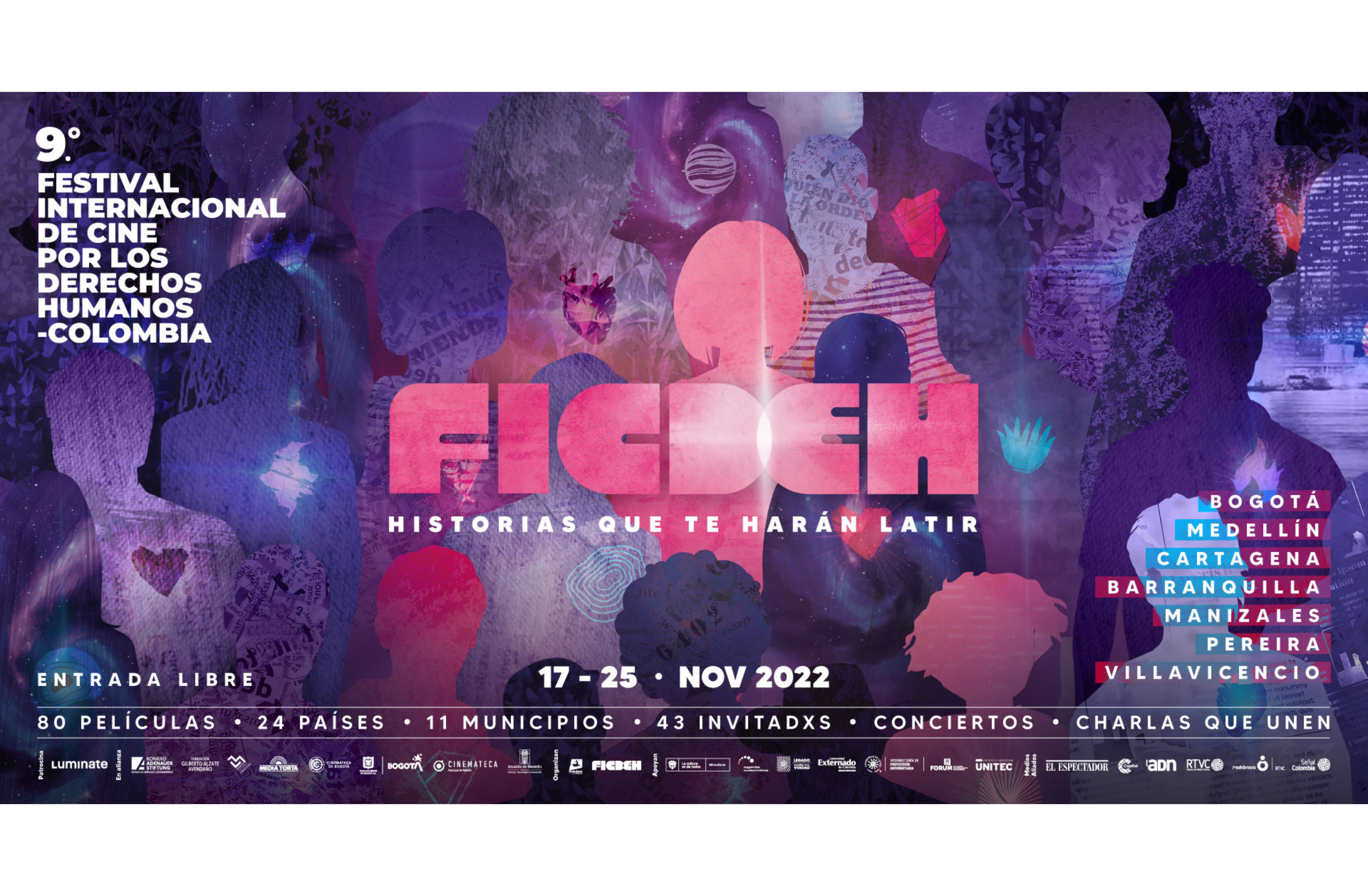 El Acuerdo de Paz, el medioambiente, la diversidad sexual, el activismo, los conflictos internacionales y las tradiciones culturales son algunas de las temáticas de las 80 películas que se proyectarán en esta 9° edición de este festival.