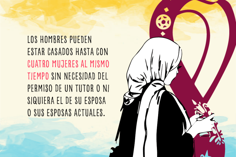 Los hombres pueden estar casados hasta con cuatro mujeres al mismo tiempo sin necesidad del permiso de un tutor o ni siquiera el de su esposa o sus esposas actuales.