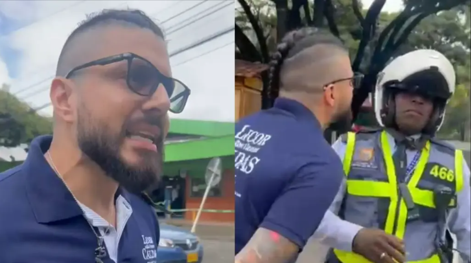 Agente de tránsito agredido en Cali