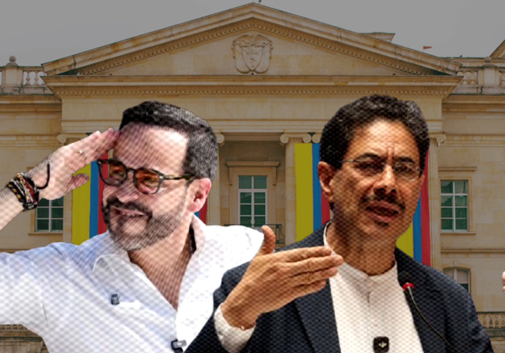 Abelardo de la Espriella e Iván Cepeda se disputan la Presidencia.