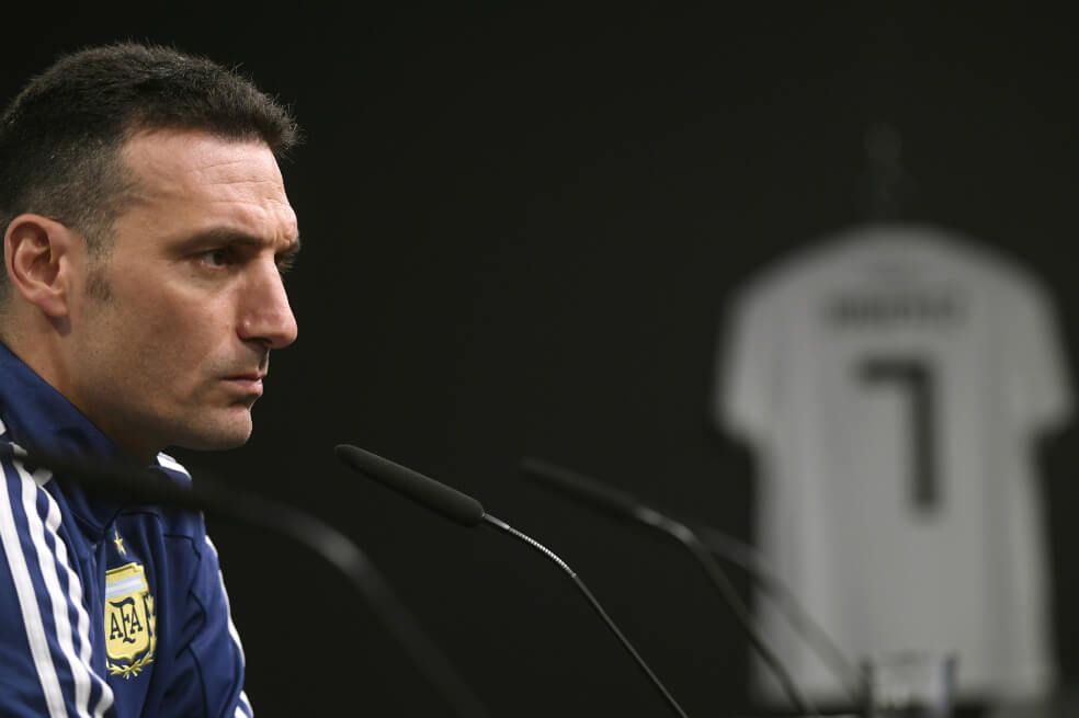 Lionel Scaloni, técnico de la selección de Argentina.