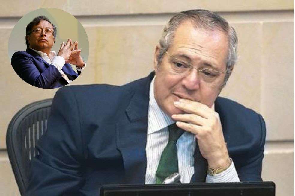 El presidente del Senado entregó una declaración a medios después de su reunión con el presidente Gustavo Petro.