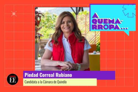 A Quemarropa con Piedad Correal, candidata a la Cámara del Quindío