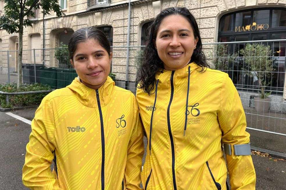 Paula Caballero y Carolina Munévar, medallistas colombianas en el Mundial de Ruta de Zúrich 2024.