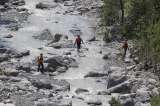 Tres adultos y una menor de cinco años están desaparecidos por creciente en Andes, Antioquia