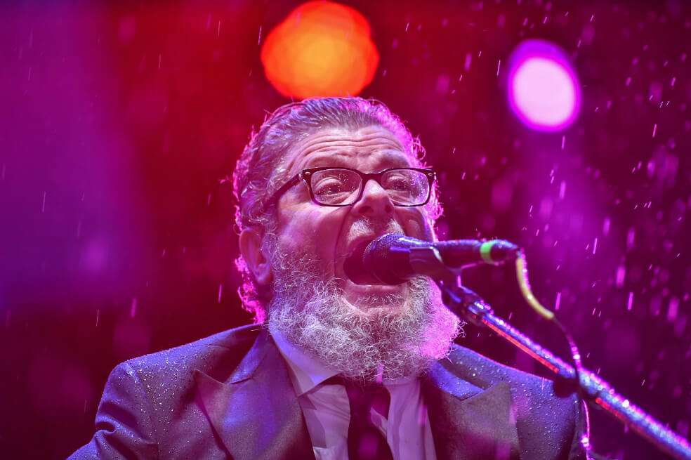 Gustavo Santaolalla en su presentación en Rock al Parque 2019.