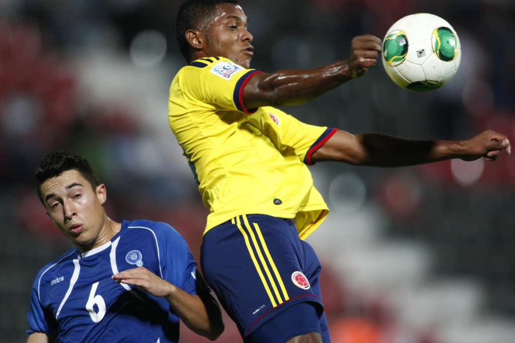Miguel Ángel Borja en el Mundial Sub-20 de Turquía 2013.