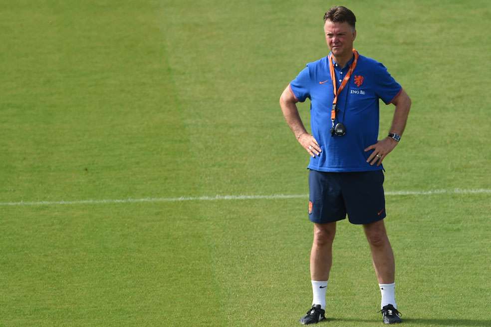 Louis Van Gaal, entrenador de Holanda. / AFP