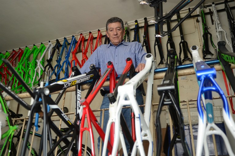 La bicicletería de Raúl Mesa