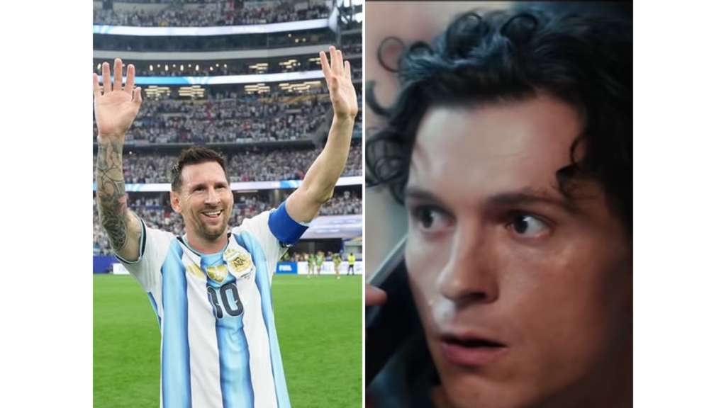 Lionel Messi y Peter Parker se conocen en Spider-Man: Un nuevo día. ¿Habló inglés el astro?