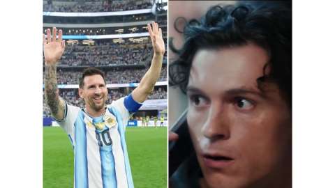 Lionel Messi y Peter Parker se conocen en Spider-Man: Un nuevo día. ¿Habló inglés el astro?