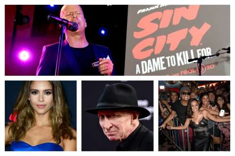 Bruce Willis ameniza el estreno de "Sin City: A Dame to Kill For"