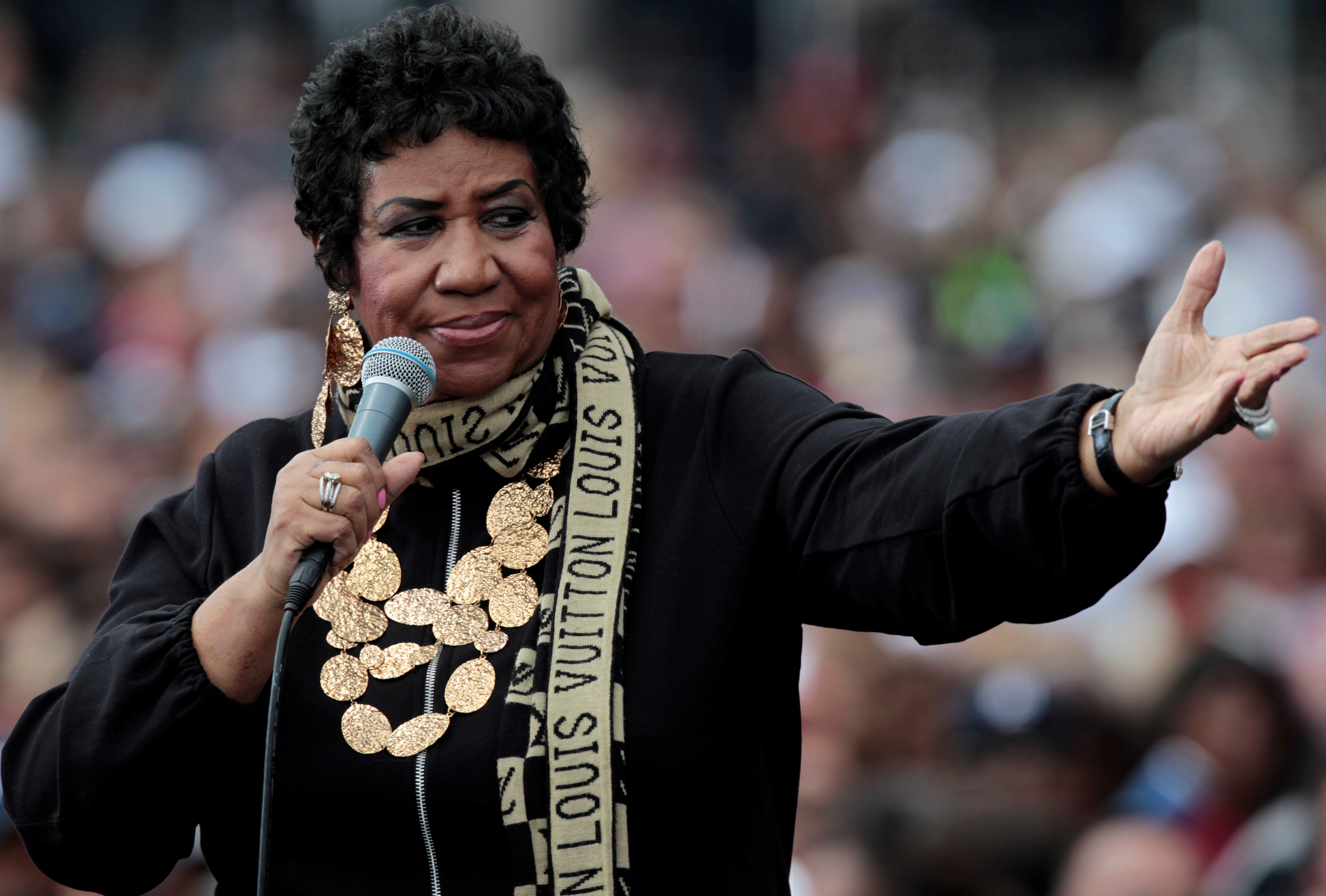 La canción de Aretha Franklin fue incluida luego de la primera actualización de la lista, de la revista Rolling Stones, después de 17 años. EFE/Jeff Kowalsky