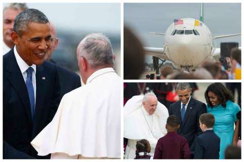 El recibimiento de Obama al papa Francisco