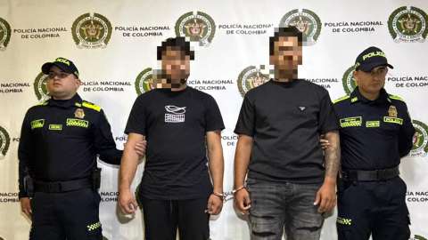 Capturan a dos hombres que habrían participado en atracos violentos en Medellín